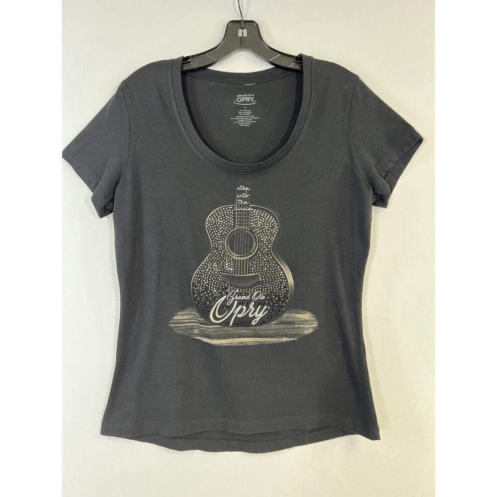 Vintage Grand Ole Opry women's graphic tee red bejeweled lettering size M